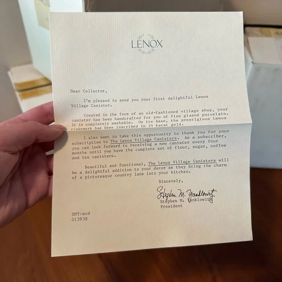 Original Lenox Spice Village Canister Set of 5 - 1990/1991. Pre owned. - Picture 15 of 16